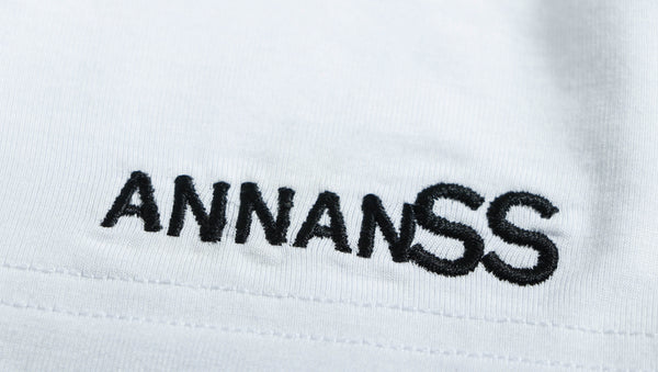 ANNANSS White Bold & Fierce Cropped Top
